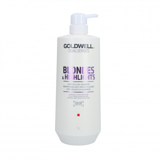 GOLDWELL DUALSENSES BLONDES & HIGHLIGHTS Anti-Yellow Shampoo For Blonde Hair And Hair With Highlights 1000ml 