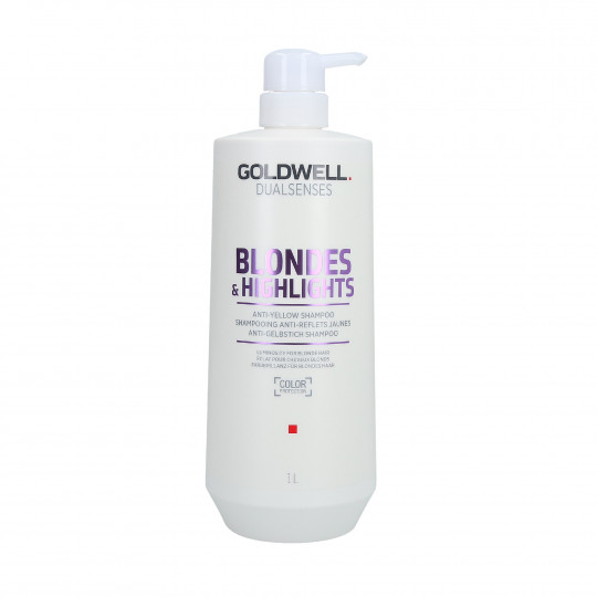 GOLDWELL DUALSENSES BLONDES&HIGHLIGHTS Neutralizujúci šampón pre blond a melírované vlasy 1000 ml