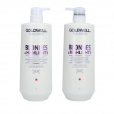 GOLDWELL DUALSENSES BLONDES&HIGHLIGHTS Conjunto shampoo 1000ml + condicionador 1000ml