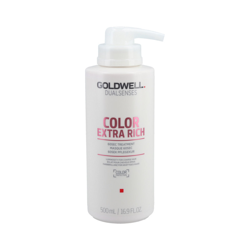 GOLDWELL DUALSENSES COLOR EXTRA RICH 60 másodperces fényes kezelés vastag és ellenálló hajért 500 ml
