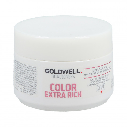 Goldwell Dualsenses Color Extra Rich Tratamiento abrillantador 60 segundos para cabello grueso y rebelde 200ml
