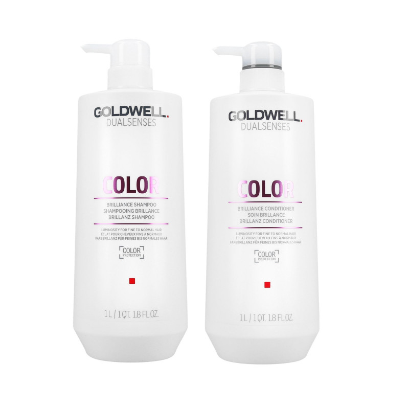 GOLDWELL DUALSENSES COLOR BRILLIANCE Set Champú 1000ml + Acondicionador 1000ml