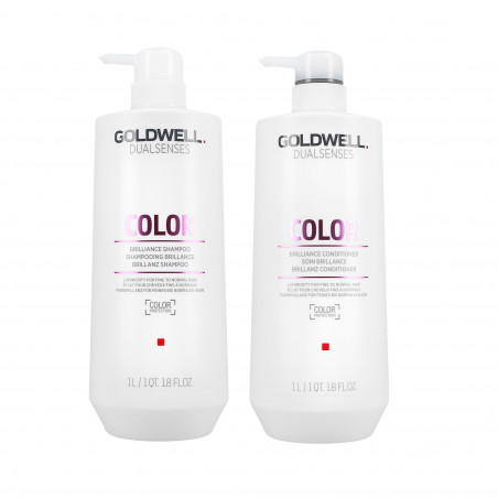 GOLDWELL DUALSENSES Color Brilliance Shampoo 1000ml + Conditioner 1000ml