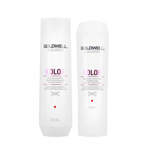 GOLDWELL Dualsenses Color Brilliance Shampoo 250ml + Conditioner 200ml Set 