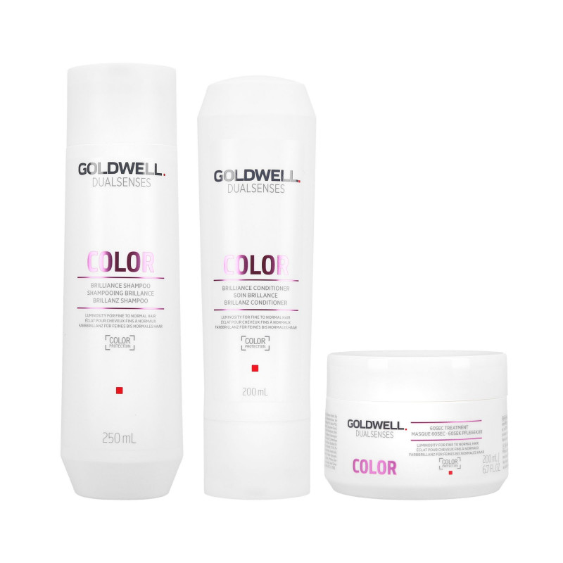 GOLDWELL DUALSENSES COLOR šampón 250 ml + kondicionér 200 ml + ošetrenie 200 ml