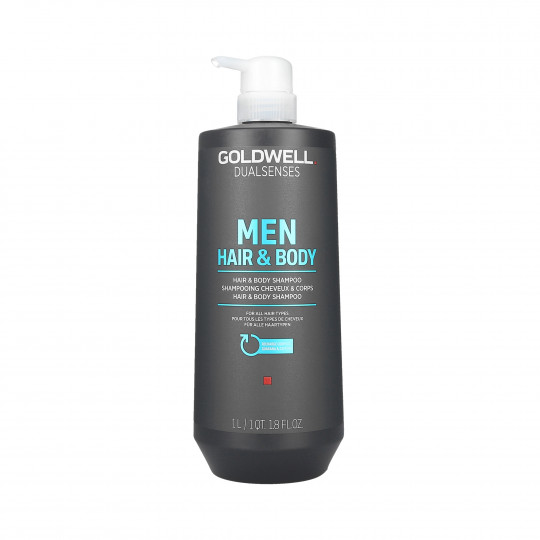 GOLDWELL DUALSENSES MEN Hair&Body Shampoo für Haare und Körper 1000ml