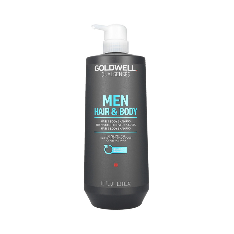 GOLDWELL DUALSENSES MEN Juuste ja keha šampoon 1000ml