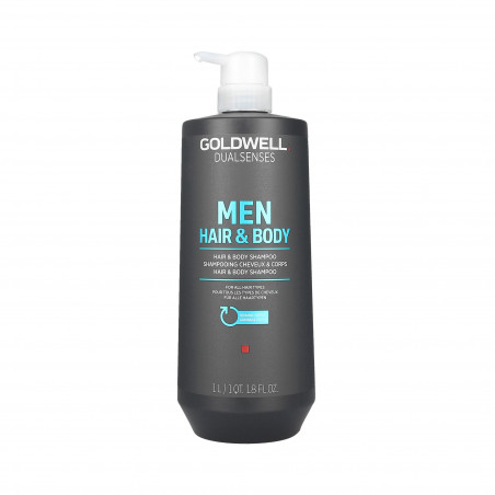 GOLDWELL Dualsenses Men Hair & Body shampoo for all hair types 1000ml 