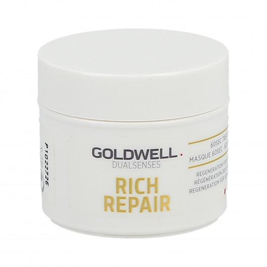 GOLDWELL DUALSENSES RICH REPAIR 60-sekunders behandling til beskadiget hår 25ml