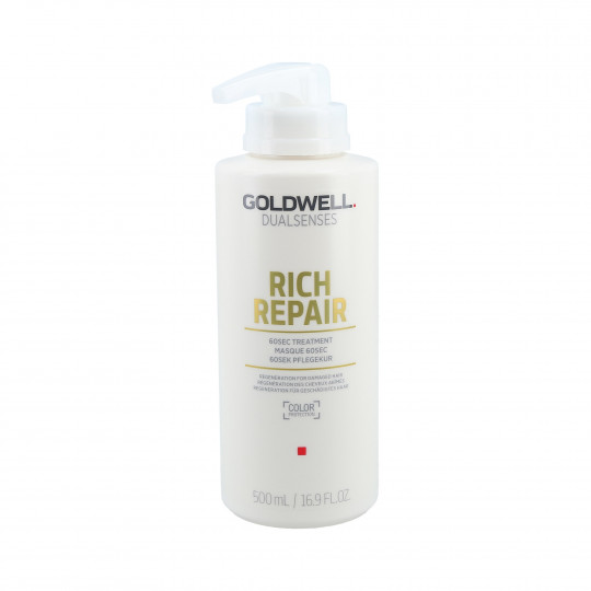 GOLDWELL DUALSENSES RICH REPAIR Tratamento de 60 segundos para cabelos danificados 500ml