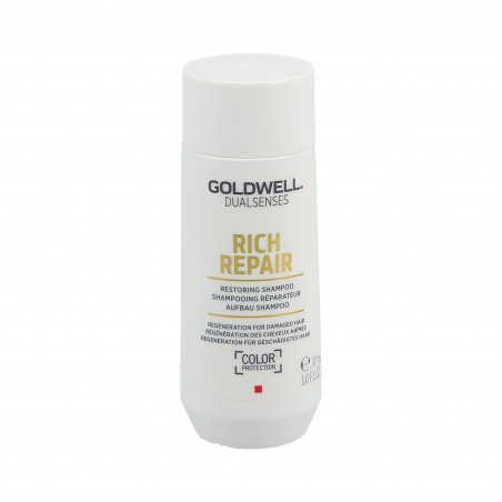 GOLDWELL DUALSENSES RICH REPAIR Restoring Shampoo For Damaged Hair 30ml 