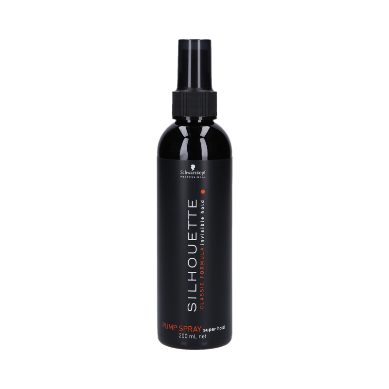 SILHOUETTE SUPER HOLD PUMP SPRAY (BLACK) 200ML