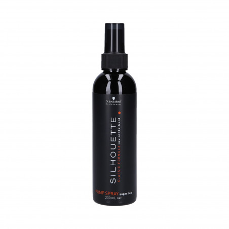 SILHOUETTE SUPER HOLD PUMP SPRAY (BLACK) 200ML