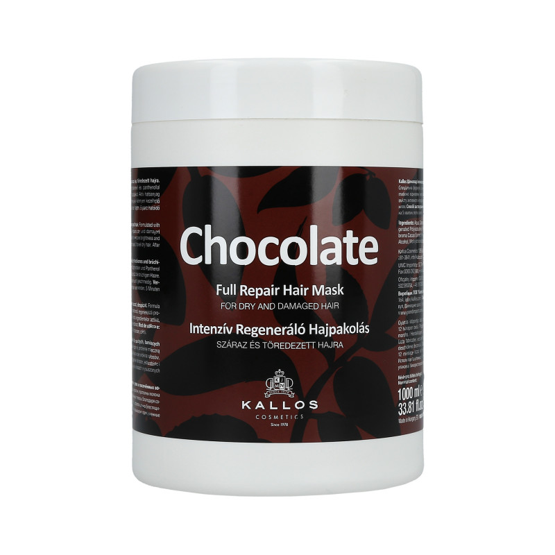 KALLOS CHOCOLATE Máscara regeneradora de chocolate 1000ml