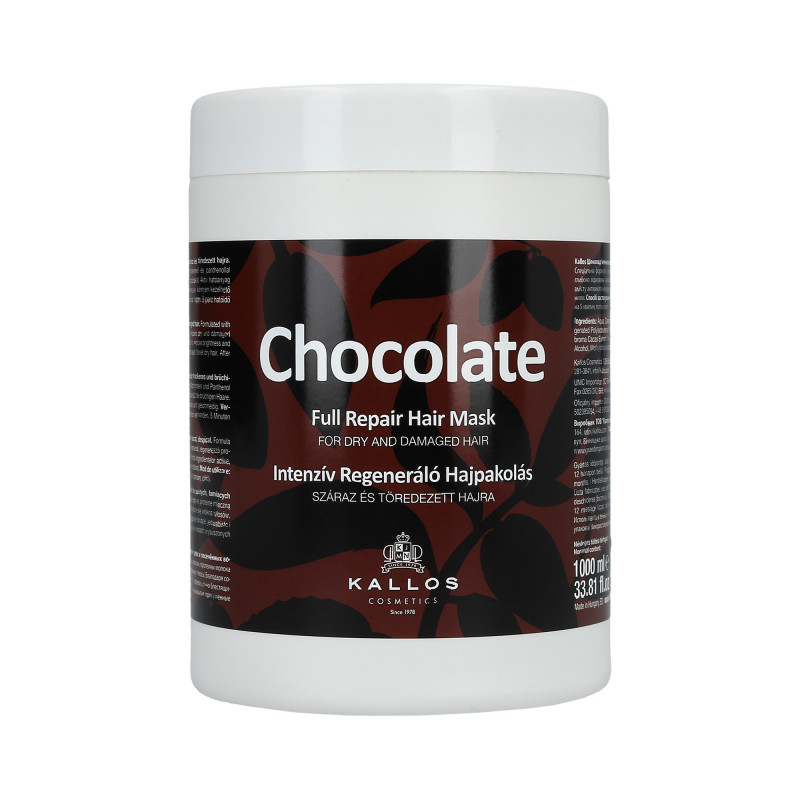Kallos Chocolate Masque régénérant 1000ml