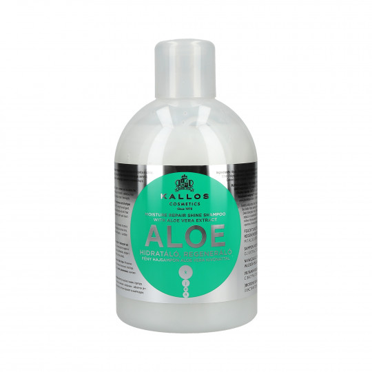 KALLOS KJMN Aloe regenerująco–nawilżający szampon na bazie aloesu 1000ml