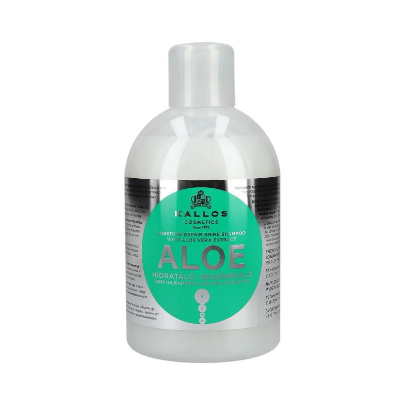 KALLOS KJMN Aloe shampoo regenerador e hidratante à base de aloe 1000ml