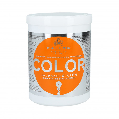 Kallos KJMN Color Haarmaske für coloriertes Haar 1000 ml