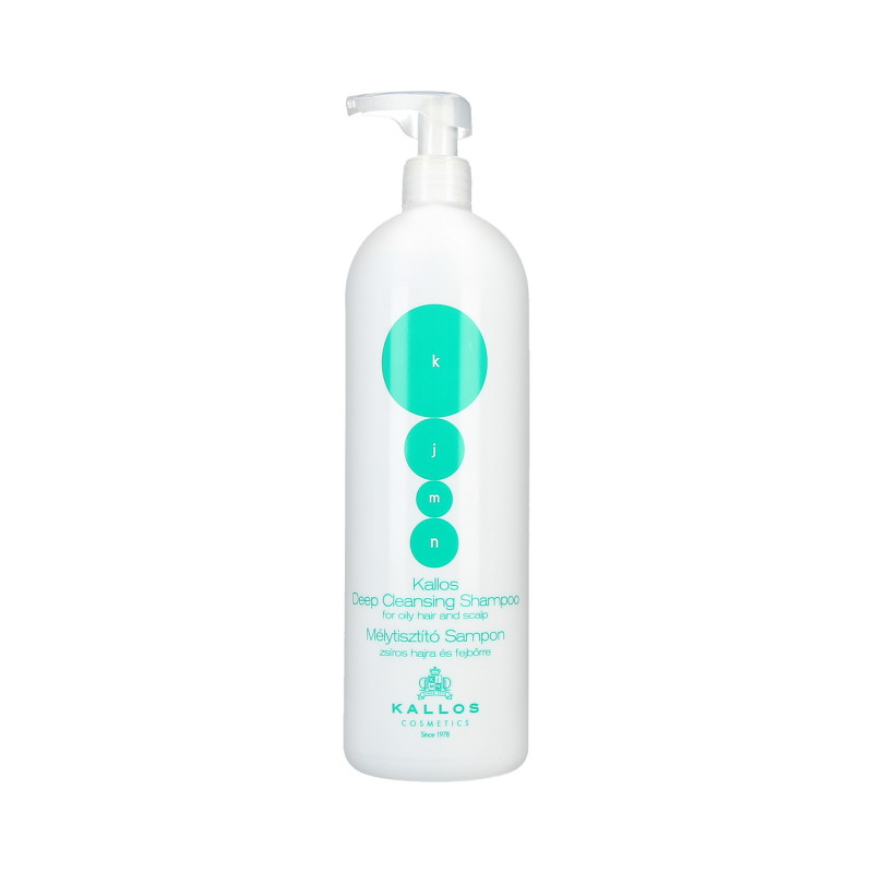 KALLOS KJMN Shampoo de limpeza profunda para cabelos 1000ml