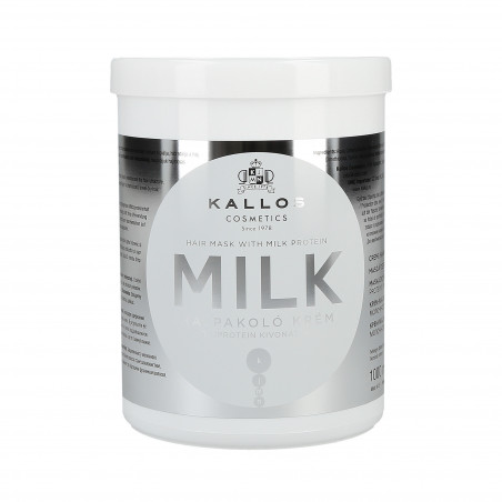 KALLOS KJMN Milk Maska do włosów z proteinami mleka 1000ml