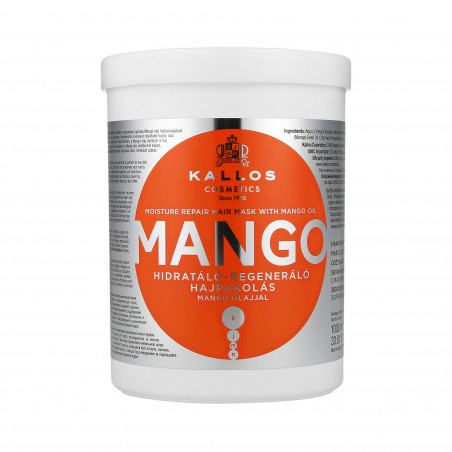 KALLOS KJMN Regenerierende Haarmaske mit Mango-Öl 1000ml