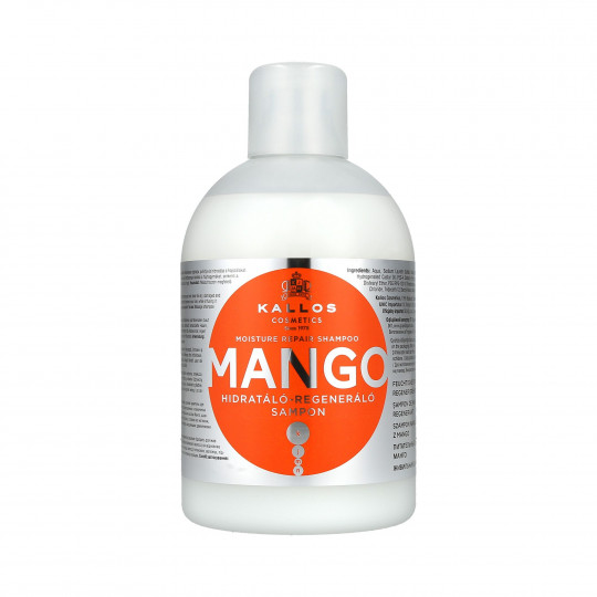 KALLOS KJMN Champú regenerador para el cabello con aceite de mango 1000ml