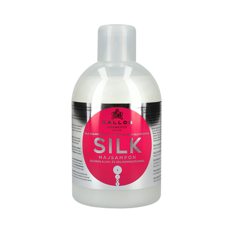 KALLOS KJMN Silk szampon do włosów zniszczonych 1000ml