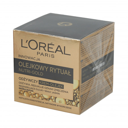 L'OREAL PARIS NUTRI-GOLD Oil ritual nourishing cream 50ml