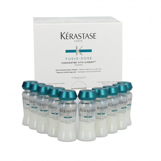 KERASTASE FUSIO – DOSE Vita-Cement Concentre Repairing treatment for damaged hair 10x12ml 