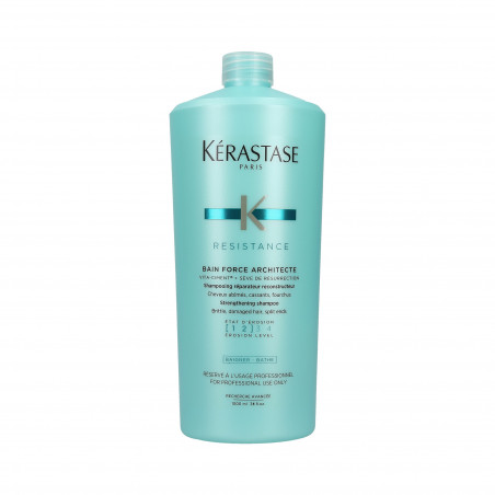 Kérastase Resistance Bain Force Architecte, Shampoo rinforzante 1-2 1000 ml - 1 Kérastase Resistance Bain Force Architecte, Shampoo rinforzante 1-2 1000 ml - 1