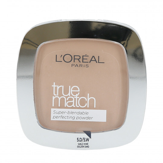 L'OREAL PARIS TRUE MATCH Pó facial prensado 5D/5W Areia Dourada