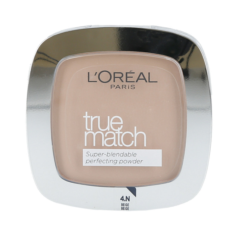 L'OREAL PARIS TRUE MATCH N4 Pó facial prensado bege