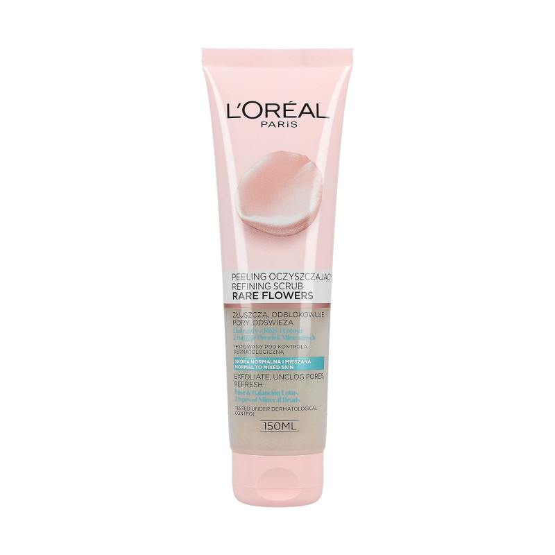 L’OREAL PARIS RARE FLOWERS Refining scrub normal and combination skin 150ml 