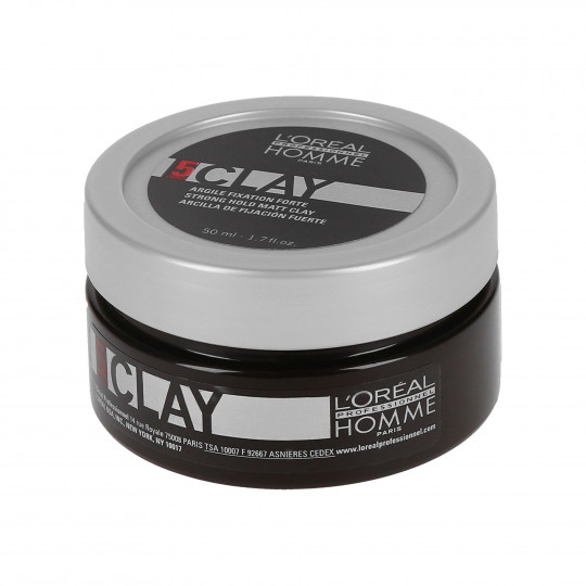 L'OREAL PROFESSIONNEL HOMME Clay Argila modeladora capilar 50ml