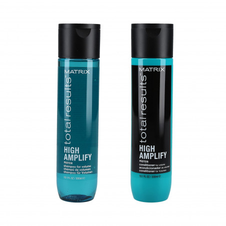 MATRIX TOTAL RESULTS HIGH AMPLIFY Zestaw nadający objętość włosom szampon 300ml + odżywka 300ml