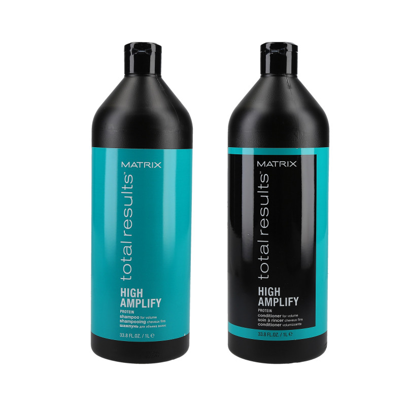 MATRIX TOTAL RESULTS HIGH AMPLIFY Zestaw nadający objętość włosów szampon 1000ml + odżywka 1000ml