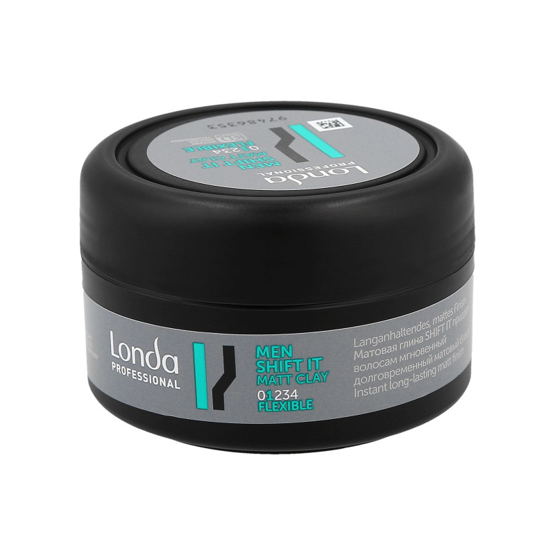 LONDA STYLING MEN Shift It Flexible Rugalmas mattító agyag férfiaknak 75 ml