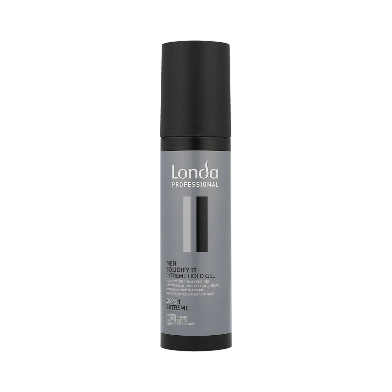 LONDA STYLING MEN Solidify It Extreme Gel capilar com efeito fixador para homem 100ml