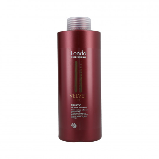 LONDA Velvet Oil Shampoo nutritivo com óleo de argan 1000ml