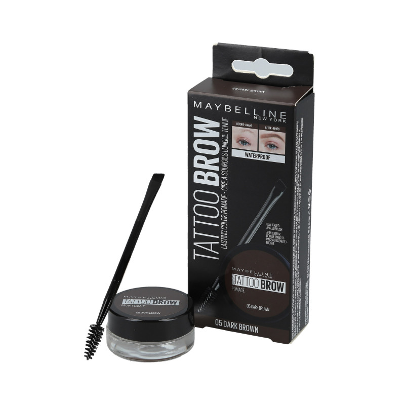 MAYBELLINE TATTOO BROW Pomade Pomada do brwi 05 Tummanruskea