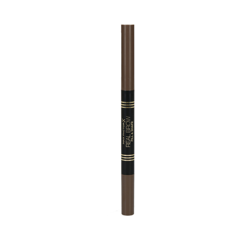 MAX FACTOR Real Brow Fill&Shape Crayon double à sourcils 02 Soft Brown
