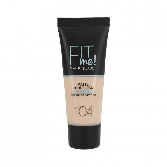 MAYBELLINE FIT ME Base de maquillaje mate 104 Soft Ivory 30ml