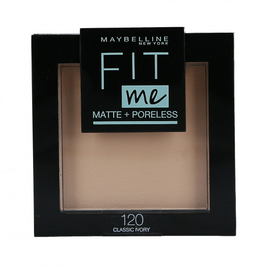 MAYBELLINE FIT ME Pó facial matificante 120 Classic Ivory 8,2g