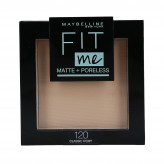 MAYBELLINE FIT ME Pó facial matificante 120 Classic Ivory 8,2g