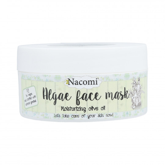 NACOMI Algae Face Mask Fugtgivende algemaske med oliven 42g