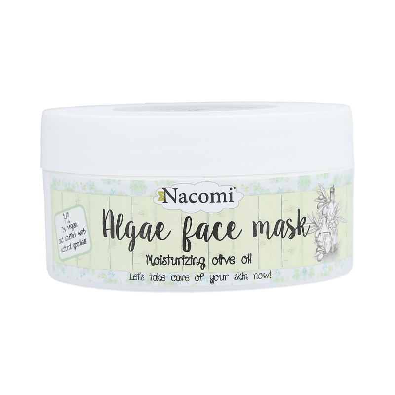 NACOMI Algae Face Mask Máscara hidratante de algas com azeitona 42g