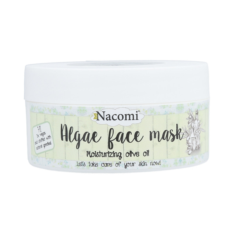 NACOMI Algae Face Mask Nawilżająca maska algowa z oliwką 42g