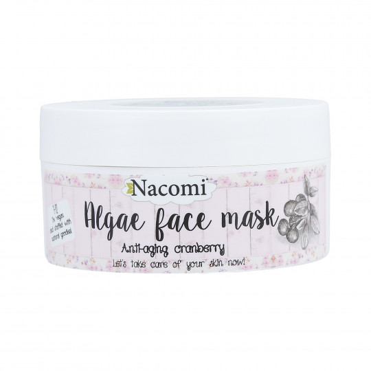 NACOMI Algae Face Mask Maska proti starnutiu rias s brusnicami 42g