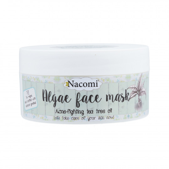 NACOMI Algae Face Mask Anti-akné maska na riasy s čajom 42g