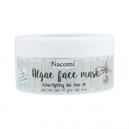 NACOMI Algae Face Mask Anti-Akne Algenmaske mit Tee 42g